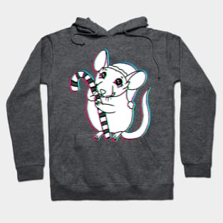 Candy Cane Cuddle (Glitched Verison) Hoodie